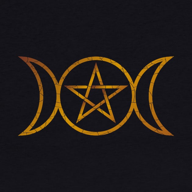 3 Moons with Pentagram by Wearable Designs